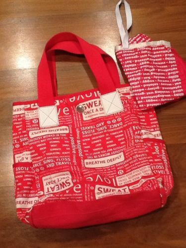 Lululemon Manifesto BEACH Gym Bag tote Hot Pink An