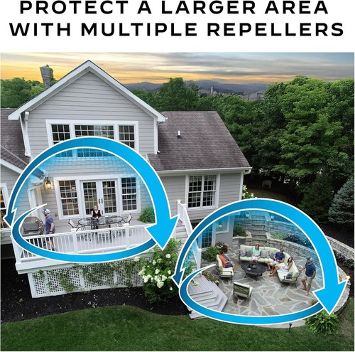 Thermacell EX90 Rechargeable Mosquito Repeller – Scent-Free, DEET-Free 28M² Zone - Picture 8 of 12