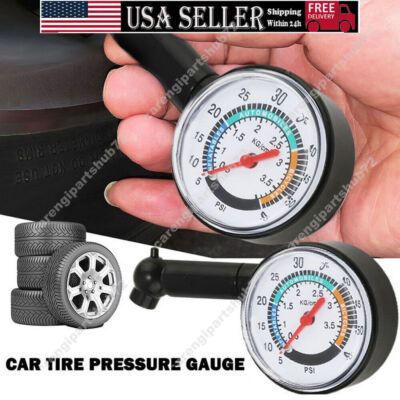 #ad #ad Professional Vehicle Tire Tyre Pressure Meter Tyre Air Pressure Gauge $7.85