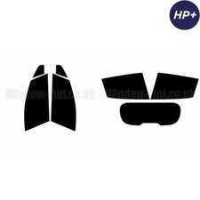 For Renault Clio 5-door 2012- Carbon Pre Cut Window Tint Full Premium 2-ply HP+