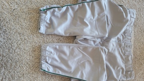 Wilson Adult Men's Baseball Pants Size XL Gray Green Stripe - Picture 4 of 7
