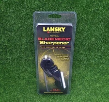 Lansky BladeMedic Tungsten Carbide Ceramic Rod Serrated Knife Sharpener PS-MED01