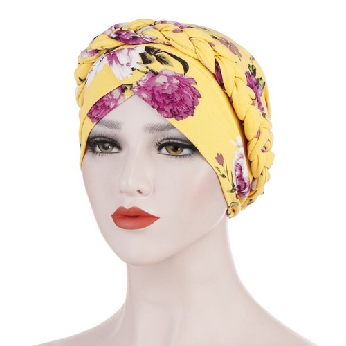 Women's Floral Chemo Cap Cancer Hat Muslim Hair Scarf Turban Hijab Head Wrap - Picture 11 of 18
