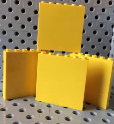 LEGO Yellow 1x6x5 Wall Panel Piece