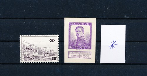 LS42784 Belgium king Albert I trains railways fine lot MH