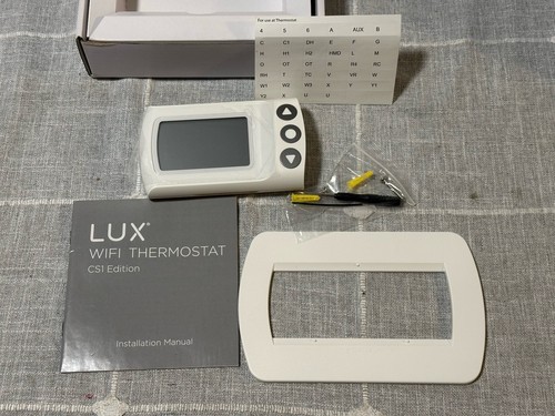 Termostato digitale LUX CS1 Wifi bianco modello CS1-WH1-B04 - 100% NUOVO SCATOLA APERTA! - Foto 3 di 15