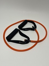Gaiam 3 In 1 Resistance Band Orange With Comfort Grip Handles