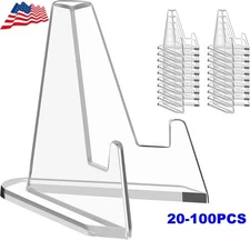 Acrylic Card Display Stands, Triangular Holder for PSA Graded Sports Cards