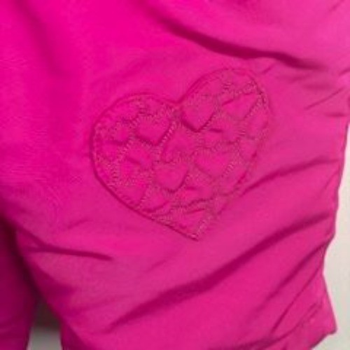 WonderKids Baby Mädchen Kleinkind Schnee Lätzchen Overall 18 Monate rosa bestickt Herz - Bild 4 von 9