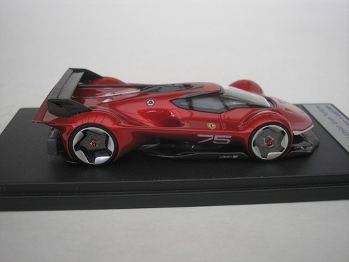 FERRARI VISION GRAN TURISMO 2022 RED METALLIC 1/43 LOOKSMART LS546B NEW - Picture 4 of 8
