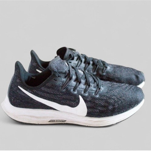 Nike Air Zoom Pegasus 36 Zapatillas para Correr Mujer Talla 7 Negro y Blanco Tenis - Imagen 8 de 9