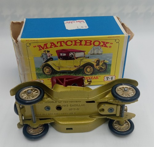 Matchbox Y-6 1913 Cadillac- Models of Yesteryear Good Condition - Picture 3 of 7