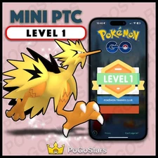 Pokémon PTC Go - Shiny Zapdos Galarian - LVL1 Level 1 ✨Read Description✨
