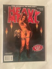 💥Vintage HEAVY METAL 2002 September Fantasy Magazine Gypsy White Wing