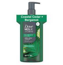 Dove Men Care Costal Cedar  Bergamot Nourishing Body Wash 26 fl oz Bottle