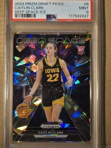 2024 Prizm Draft Picks Caitlin Clark Deep Space- Ice PSA 9 ROOKIE!!!!