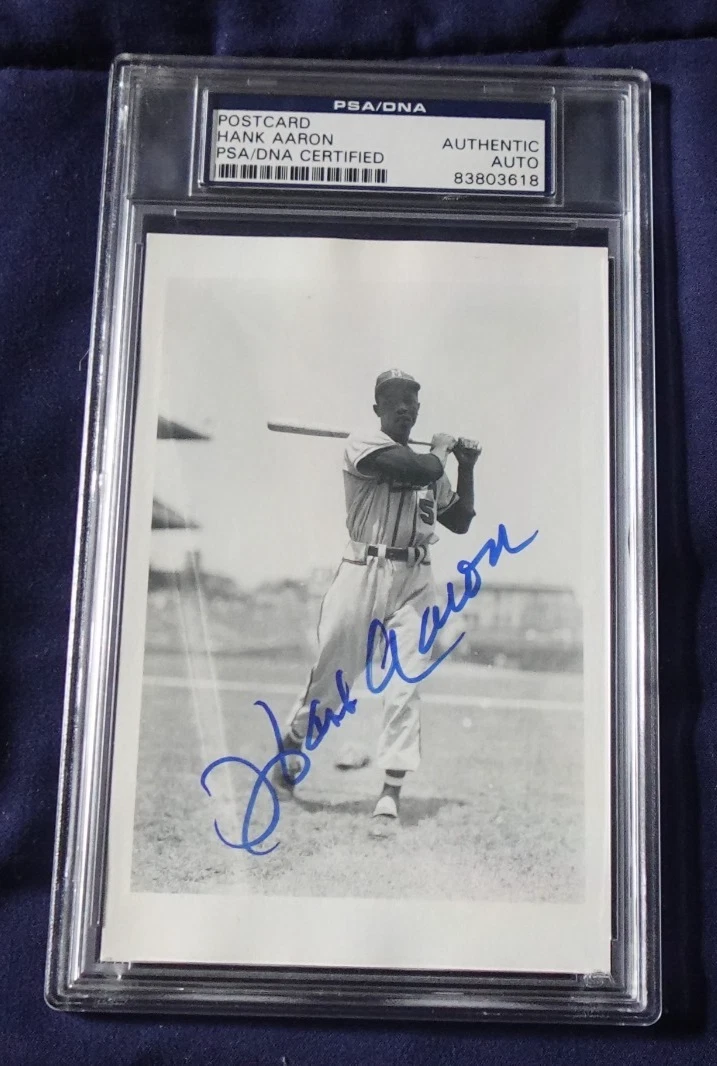 Hank Aaron MLB Original Autographed Photos for sale | eBay