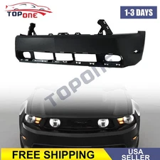 Primed Front Bumper Cover W/ Fog Lamp Holes For 2010-2012 Ford Mustang GT V8
