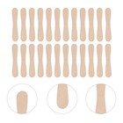 50pcs Wooden Ice Cream Spoons Wood Taster Spoons Popsicle Paddles