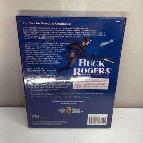 TSR BUCK ROGERS BOX SET - WAR AGAINST THE HAN - SEALED SHRINK SW 3588 D&D AD&D - Picture 7 of 7