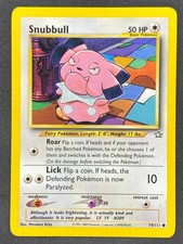 Pokémon Snubbull 74/111 N1 Neo Genesis Unlimited LP/NM