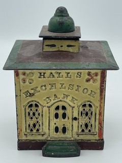 John Hall Mechanical Bank Hall's Excelsior Bank 1869 Cast Iron