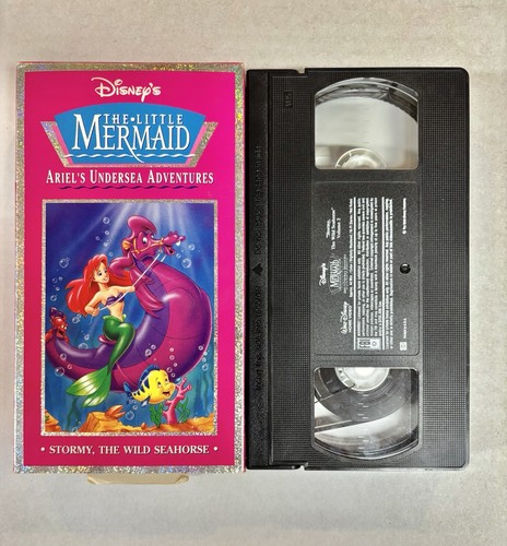 Disney’s the Little Mermaid VHS: Ariels Undersea Adventures Stormy Wild Seahorse - Imagen 2 de 6