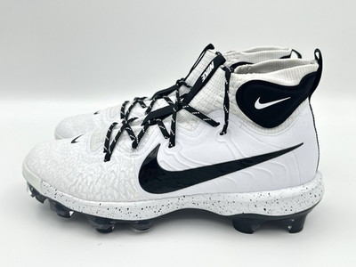 ちゃ 10182 Nike Alpha Huarache NXT MCS Men's Size 11 White Black Baseball