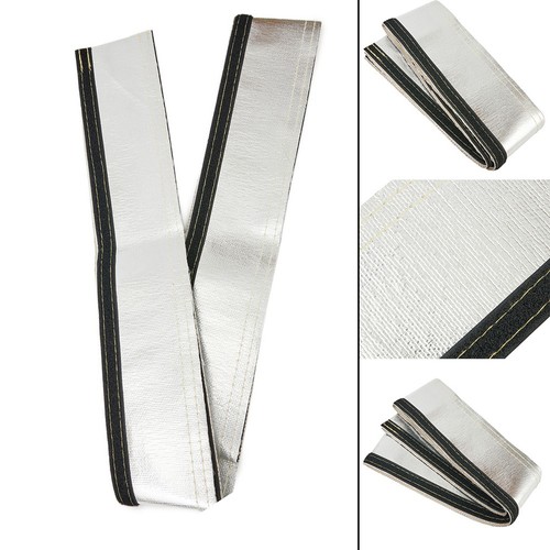 2m 20mm Metallic Heat Thermal Sleeve Insulated Hose Protect Cover Accessories - Picture 2 of 19