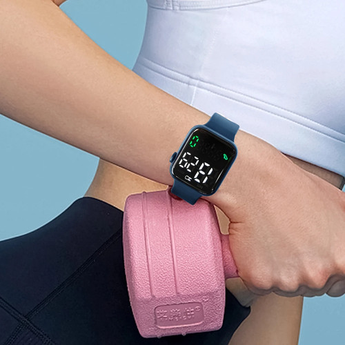 Neu Kinder Smartwatch Schüler Lift Display Schrittzählen Sportkalender - Bild 17 von 27