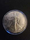 1987 Unc American Silver Eagle 1 Troy Oz .999 Fine Silver - HEAVY TONING! C👀L