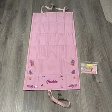 Rare 2007 Barbie Exclusive Tara Doll & Accessories Over The Door Organizer Pink