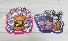 Sanrio My Melody Kuromi Sticker Set 2pcs Official Waterproof Die-Cut Stickers