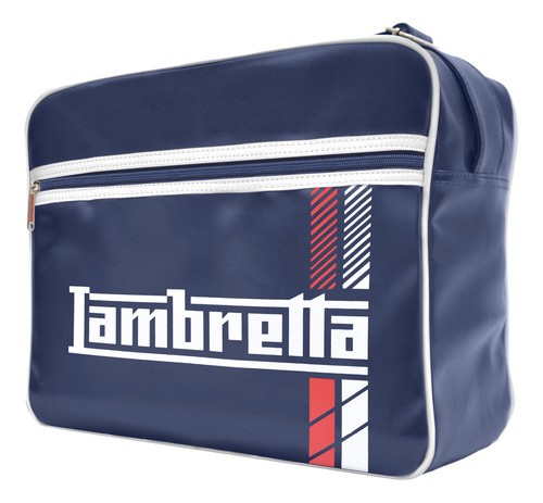 Lambretta Classic Navy Retro Messenger Shoulder Laptop Tablet Body Strap Bag -76 - Picture 1 of 6