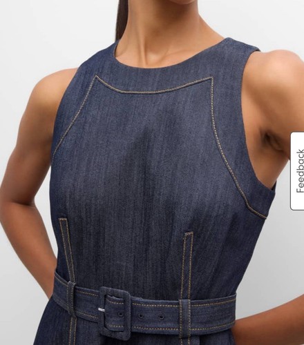 Cinq a Sept Jean Vestido 6 - Imagen 6 de 11