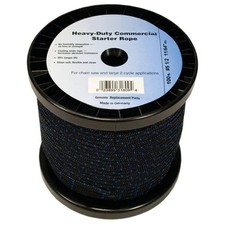 100' Starter Pull Rope True Blue 5 1/2 Solid Braid 11/64" Diameter Small Engine
