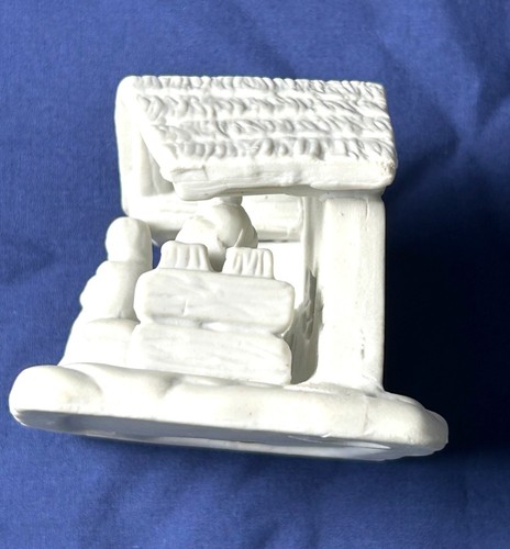 Estatuilla Belén Cerámica Blanca Decoración del Hogar Navidad Religiosa Coleccionable - Imagen 4 de 10