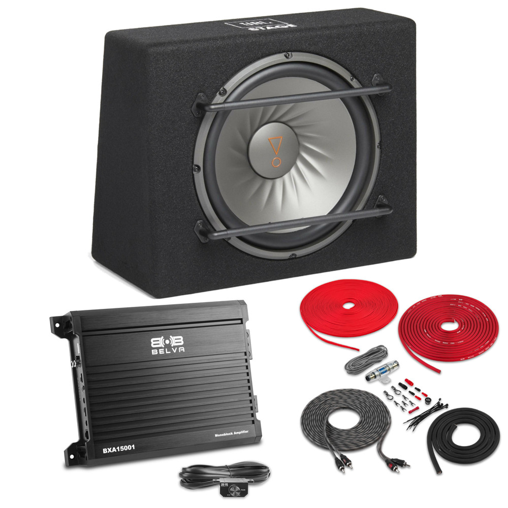 JBL JBLSUBST1200SAM Герметичный корпус на 12 зарядов с монофоническим усилителем и комплектом усилителей на 8 ГА