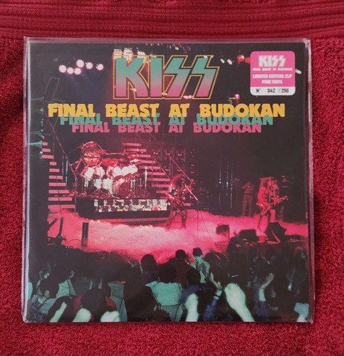 Kiss 2LP Final Beast At Budokan Pink Vinyl #042/250