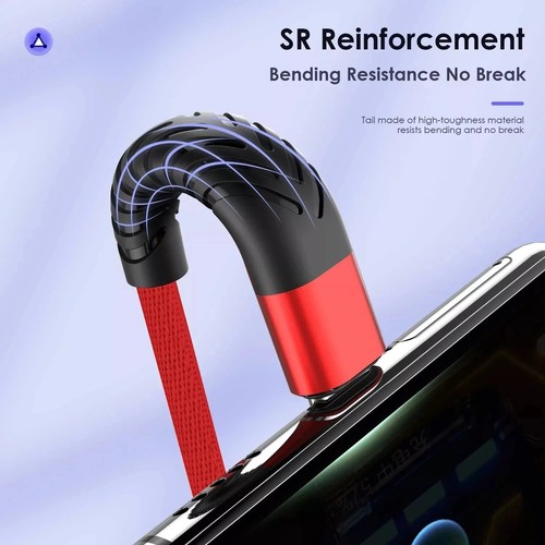 USB A to Type C Cable 3A Fast Charger Braided 1M 2M for Android Samsung Lead - Picture 5 of 21