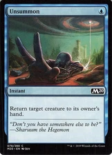 Unsummon Core Set 2020 Regular
