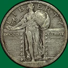New Listing1924-D Standing Liberty Quarter Choice Very Fine VF+ Coin #40268