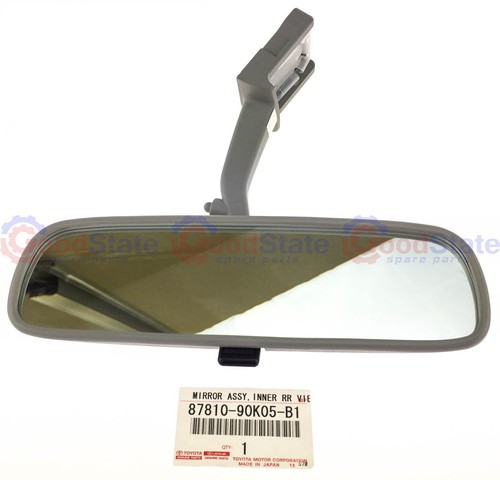 Genuine Toyota LandCruiser HZJ76 HZJ71 Interior Rear View Mirror w Cover Grey - Picture 4 of 13
