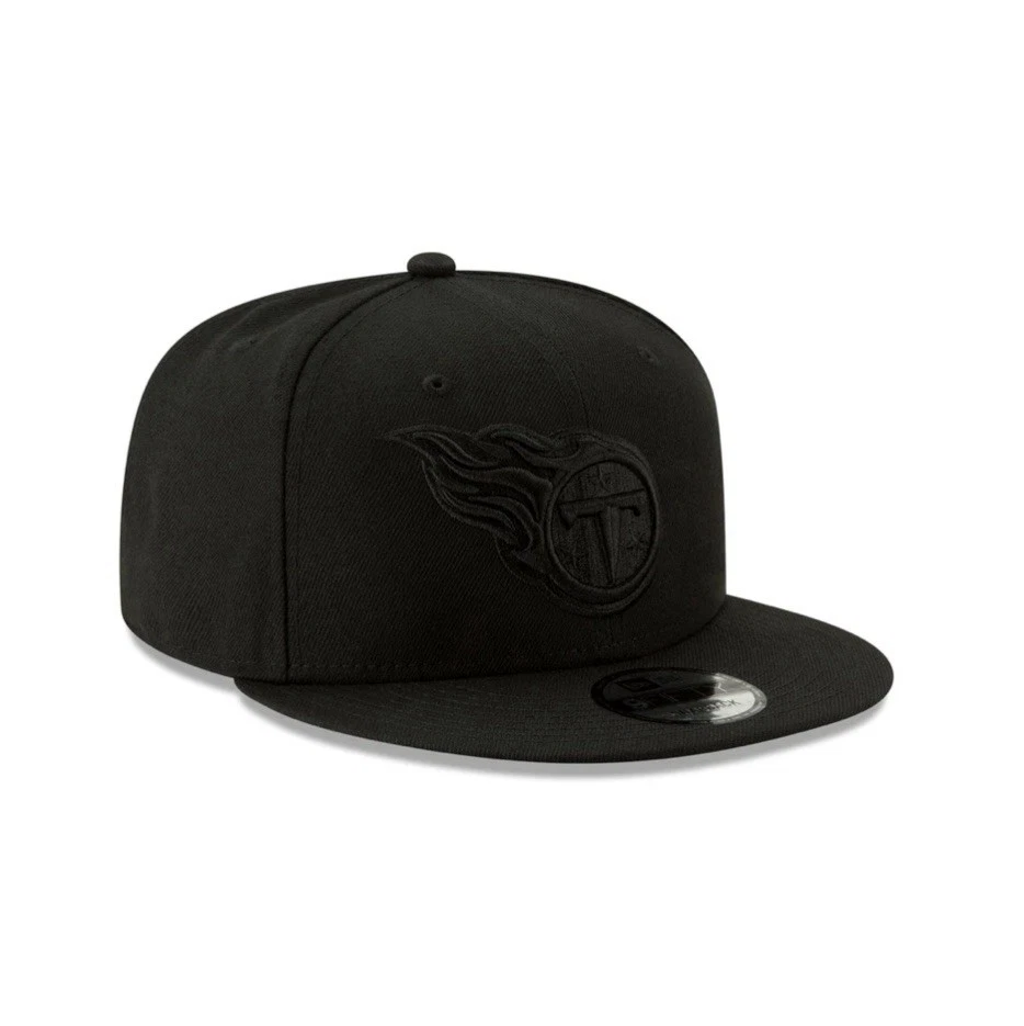 New Era Tennessee Titans 9Fifty Gorra Snapback Completa Negra NFL Nueva Foto 2 de 4