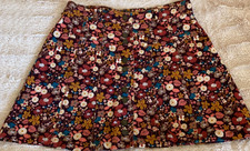 Zara Floral Mini Skirt size M