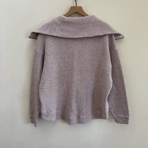 Felpa Betty Restful Boucle mezza zip rosa taglia 8 - Foto 4 di 4