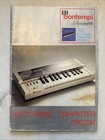 Botempi Memoplay26 Electric Computer Organ Manual Translated 4 Languages RARE!