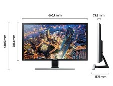Samsung U28D590D 28 Zoll Breitbild TN LED Monitor - Schwarz-Glänzend