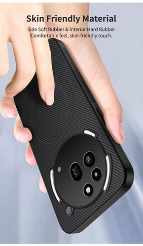 For Nothing Phone 3a Pro/3a Case Slim Carbon Fiber Pattern Magnetic Cover - Picture 3 of 14