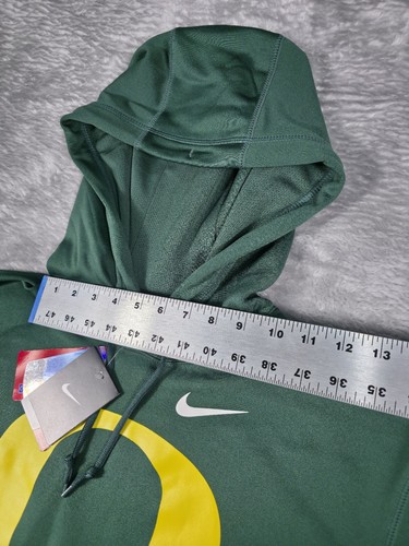 Oregon Ducks Sudadera con Capucha Para Hombres XL Verde Nike Calce Térmico Pullover Nuevo con Etiquetas - Imagen 9 de 11